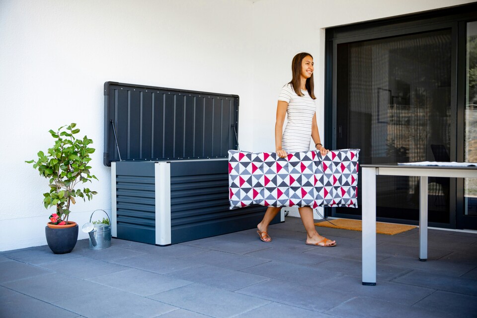 image 1 of Trimetals Large 820L Weatherproof Patio Storage Box (188cm x 79cm x 73cm)