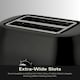 image 9 of Hamilton Beach 1.7L Kettle & 2 Slot Toaster Set - Ella Collection - Black