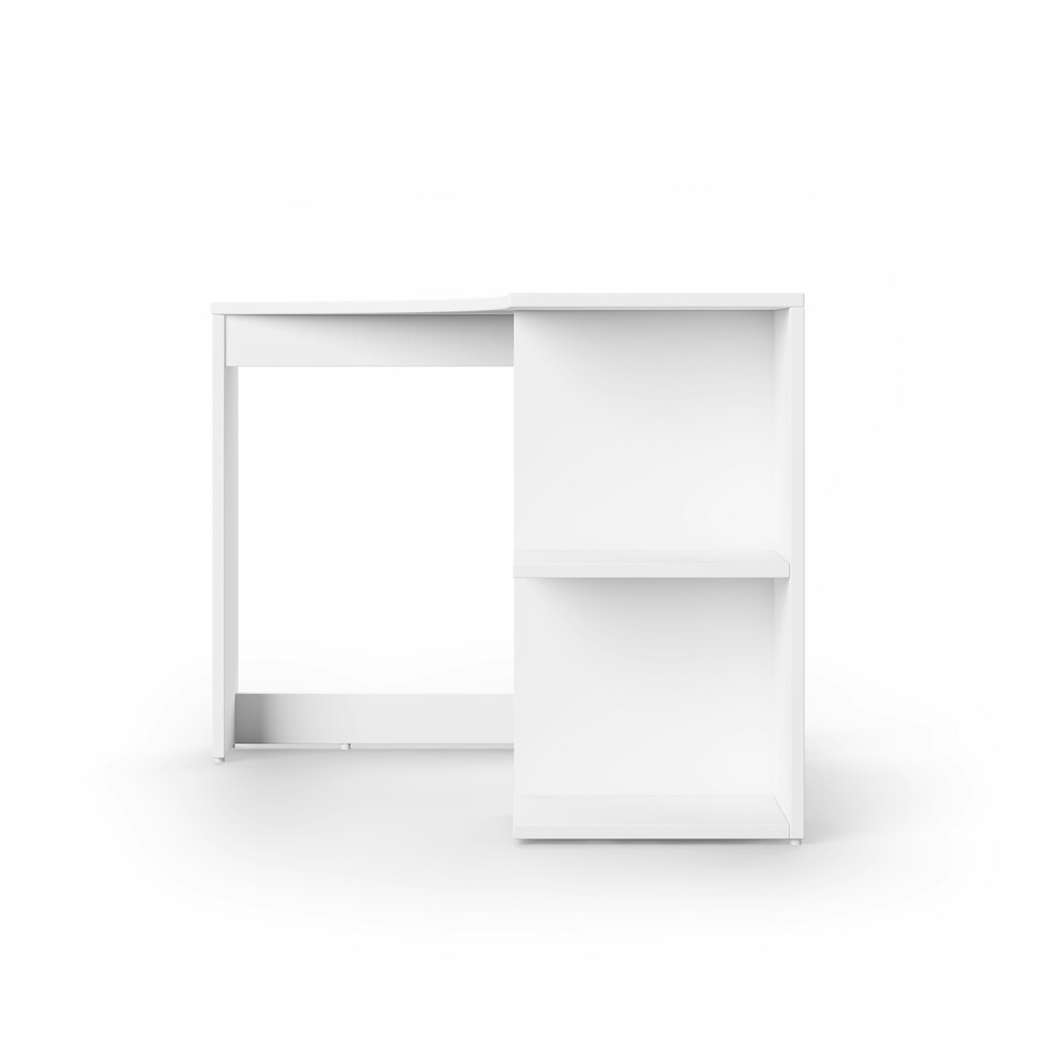 image 1 of Chesil Office Writing Desk White White | White