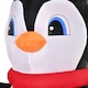 image 9 of HOMCOM 8ft Lighted Inflatable Christmas Penguin w/ Candy Cane for Garden
