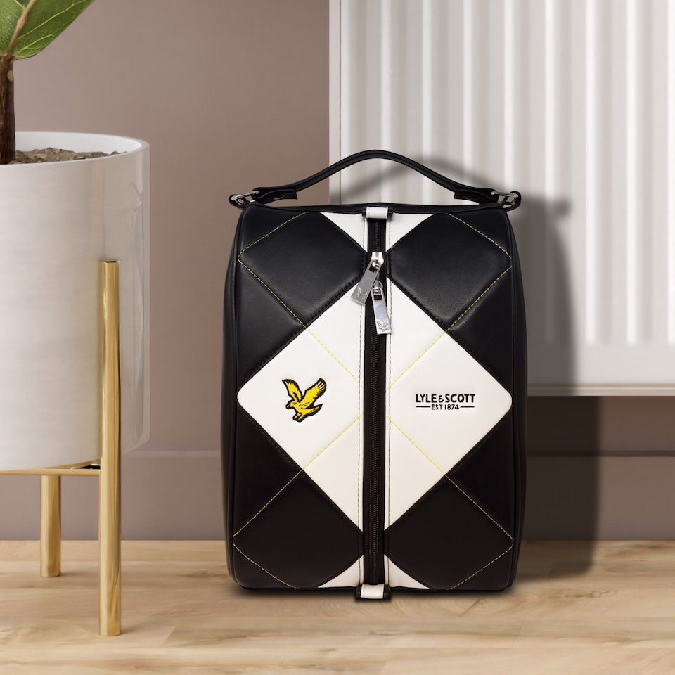 image 1 of Lyle & Scott Argyle Golf Shoe Bag