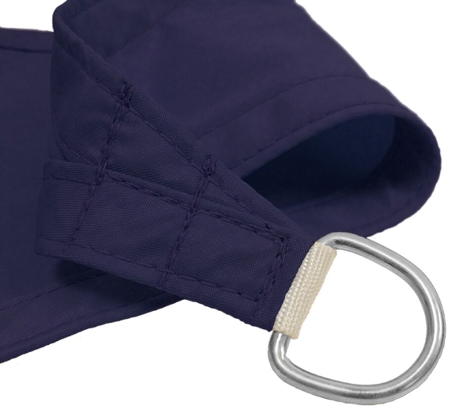 image 1 of 6m x 4.2m Right Angle Triangle Waterproof Blue Sun Shade Sail