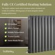 image 4 of Balterley Aspire Horizontal Double Panel Radiator | Grey | Anthracite | 1