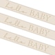 image 1 of Hello Baby Neutral Baby Shower Foil Banner 274cm | Cream