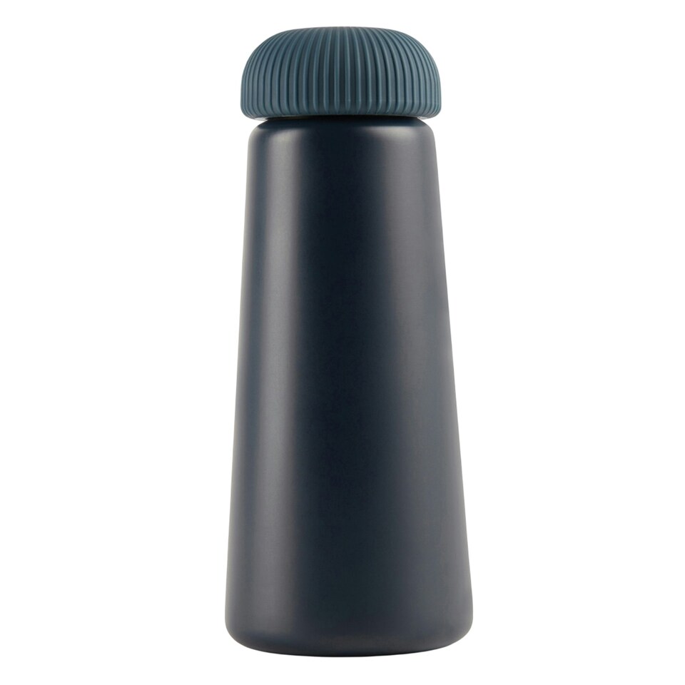 image 1 of Vinga Erie Recycled Stainless Steel 450ml Water Bottle - Blue - One Size Blue | One Size