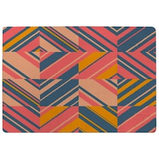 Striped bright geometric pattern (Rug) Multi | XL: 160x230cm