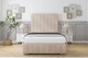 image 1 of Sloomy Langston Sand Naples Deep-Sided Bed Frame With 50" Upholstered Headboard 5' King