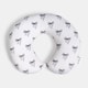 image 1 of OHS Bows Neck Pillow Travel Support U Shape Soft Head Rest Cushion