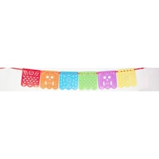 Mexican Fiesta Party Cardboard Block Banner 3.9m