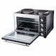 image 6 of Cooks Professional 28L Mini Oven with 2 Hobs - Electric Multifunction Countertop Cooker | Black | Black & Silver