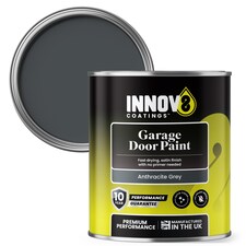Innov8 Coatings Garage Door Paint - 750 ml - Anthracite Grey - Satin Finish - 10 Year Guarantee | Grey | Anthracite Grey | 750ml | 1
