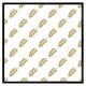 image 2 of Gold leaf pattern (Picture Frame) Grey | XS
