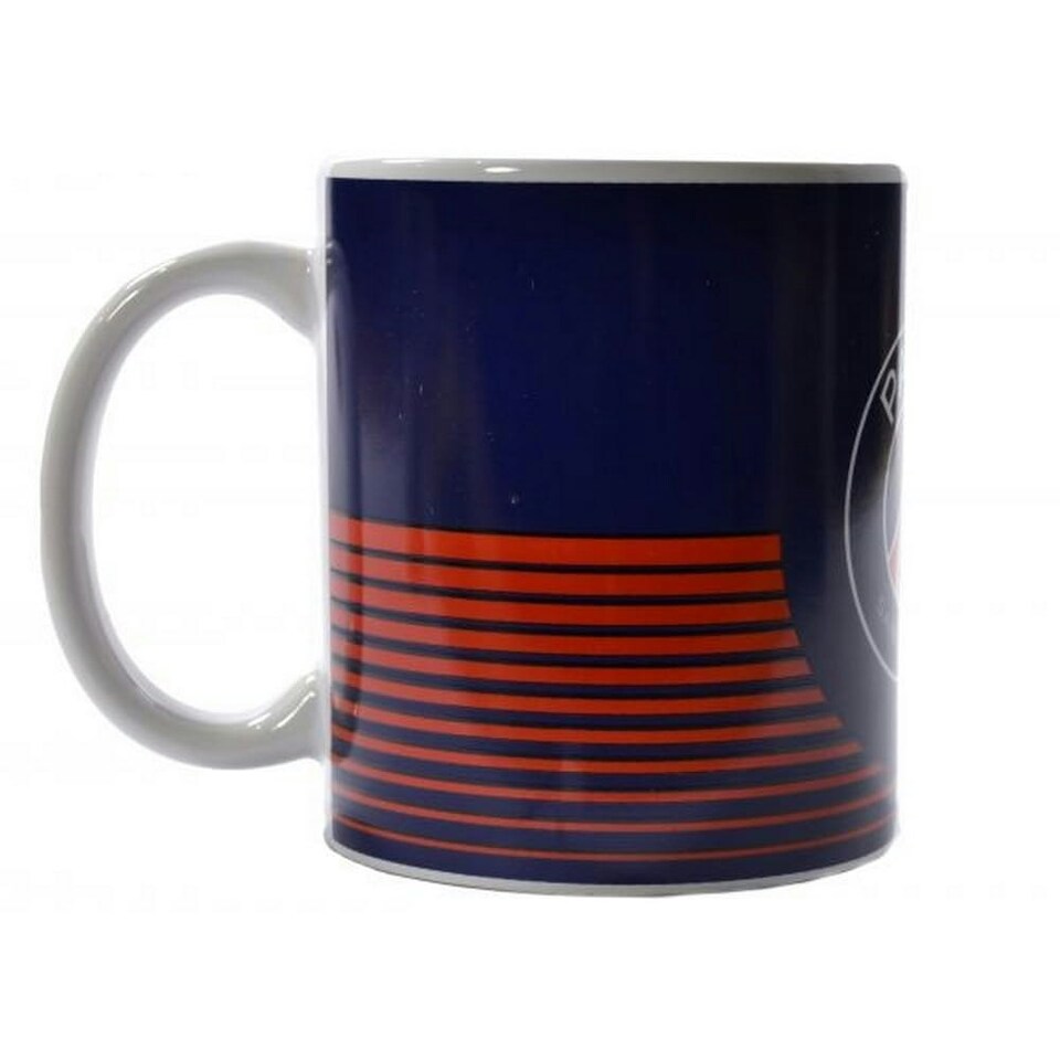 image 1 of PSG Linear 11oz Boxed Mug - One Size - Mugs - Regular - Paris Saint Germain FC - FBSMUGPSG002 N/A