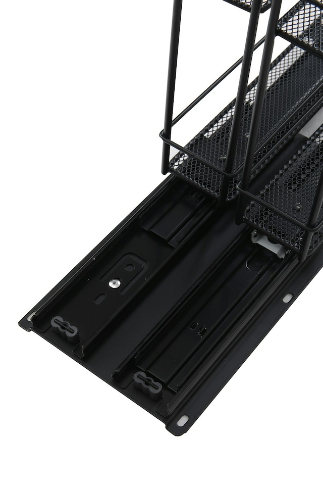image 1 of Living and Home Multi-functional seasoning bottle storage rack multi-layer rack - Black