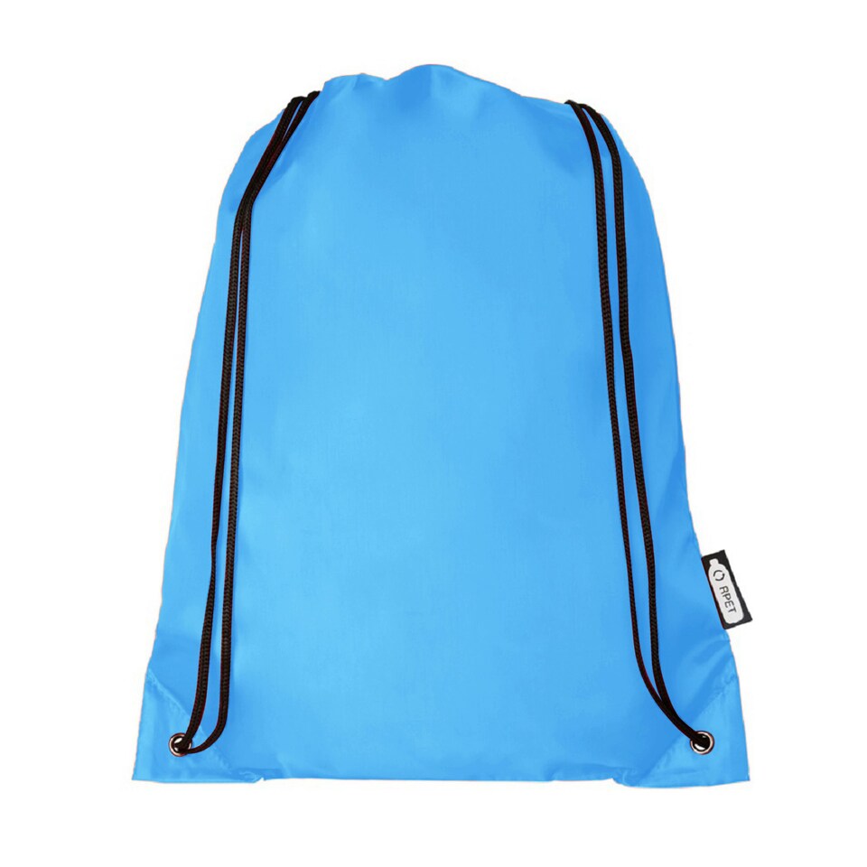 image 1 of Bullet Oriole Recycled Drawstring Backpack - Light Blue - One Size