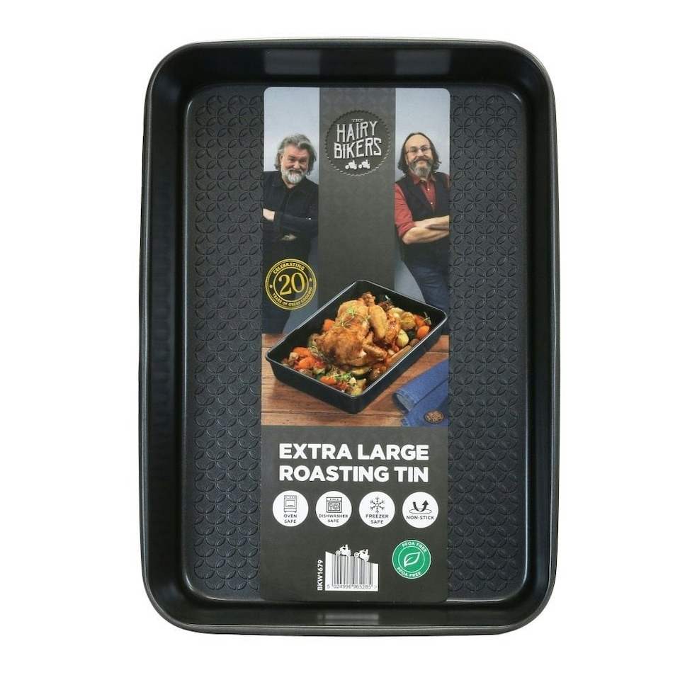 image 1 of Hairy Bikers Extra Large Roasting Tin 0.8mm Black