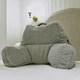 image 3 of icon Teddy Bear Cuddle Cushion Grey Reading Support Pillow Grey | One Size