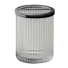 Showerdrape Regent Ribbed Glass Chrome Toothbrush Holder