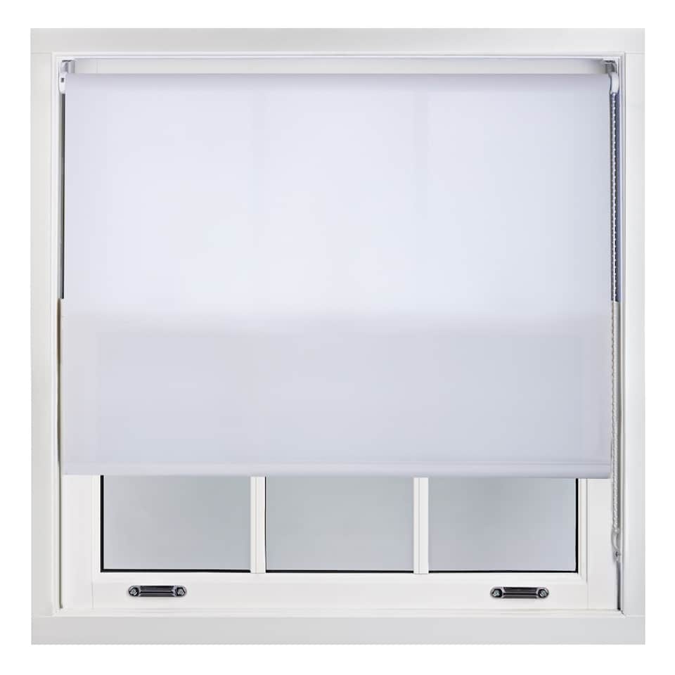 image 1 of 110cm Wide Daylight Roller Blind 165cm Drop | White | White