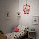 image 3 of ValueLights Children's Red And White Football Pendant Shade & Bulb | Red