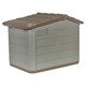 image 4 of URBNLIVING Plastic Dog House Outdoor Pet Kennel Shelter | Multi | Brown/Green | M | 1