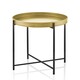 image 1 of Gold Round Side Table