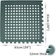 image 3 of Garden Safety Floor Mats – Interlocking EVA Foam Tiles | Green Outdoor Anti-Fatigue Matting with Drainage Holes (16 Sq. Ft)
