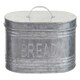 image 1 of Drummond Galvanised Steel Bread Bin Silver