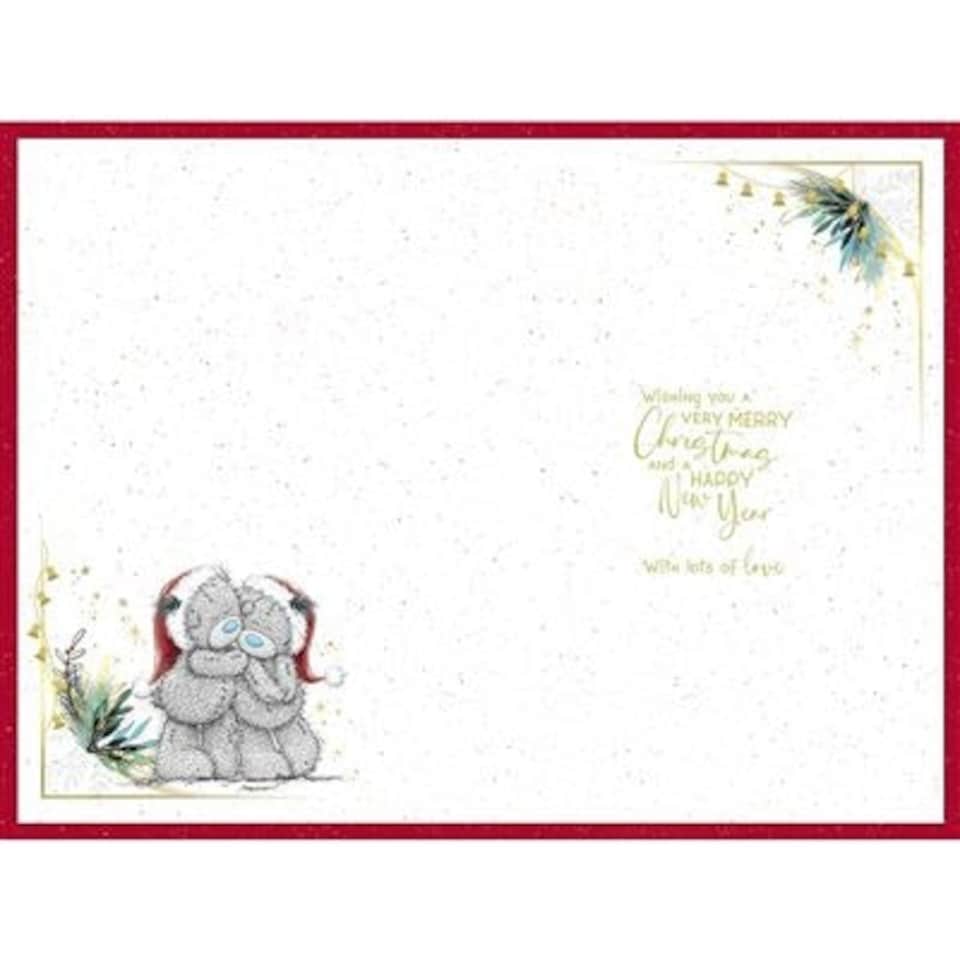 image 1 of Bears Stood By Tree Son And Daughter In Law Christmas Card