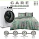 image 6 of Floral Peacock Printed Duvet Cover Set Reversible Polycotton Beddings Pink | Double