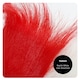 image 4 of Pack of 6 England Curly Wig & Red and White Face Paint Red | One Size