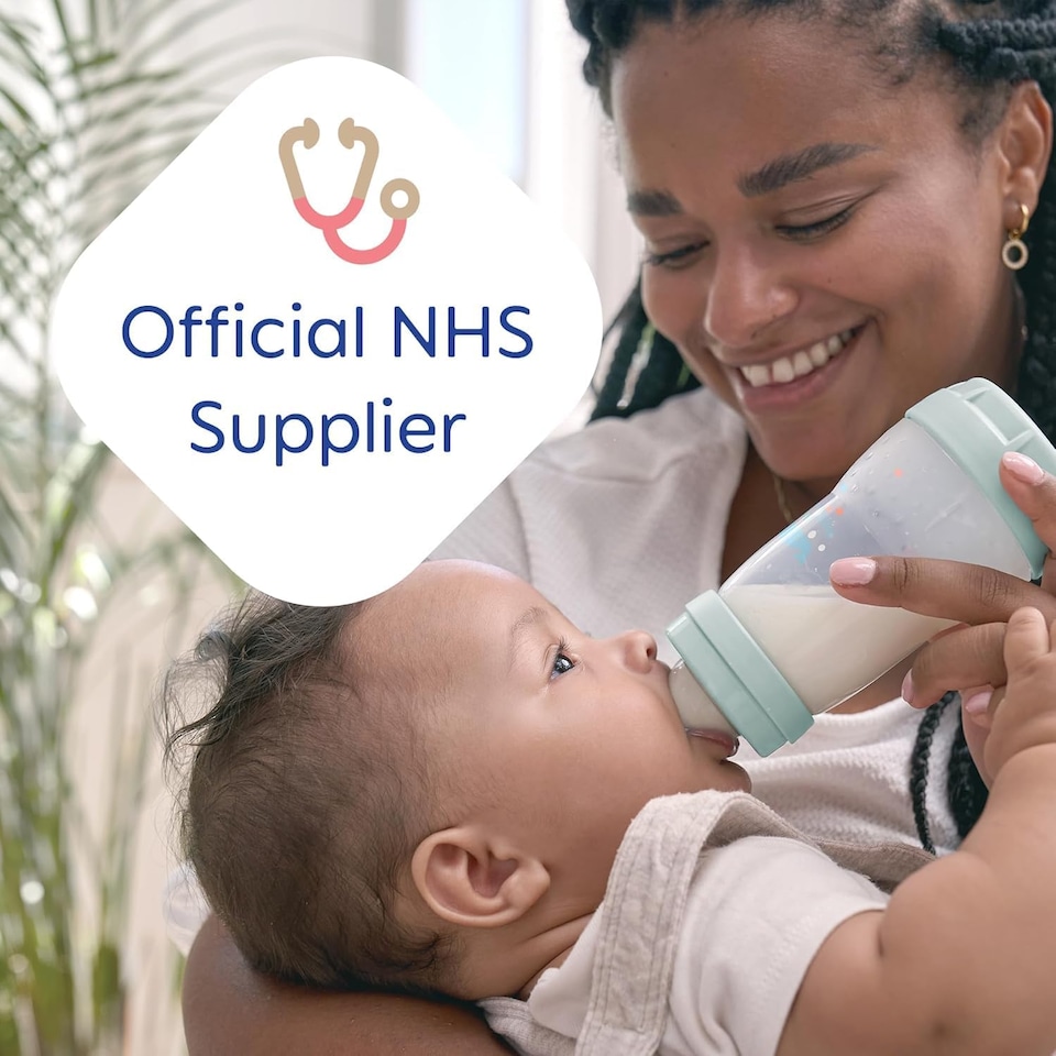 image 1 of MAM Microwave Natural Cleaning Steam Baby Bottle Steriliser Grey