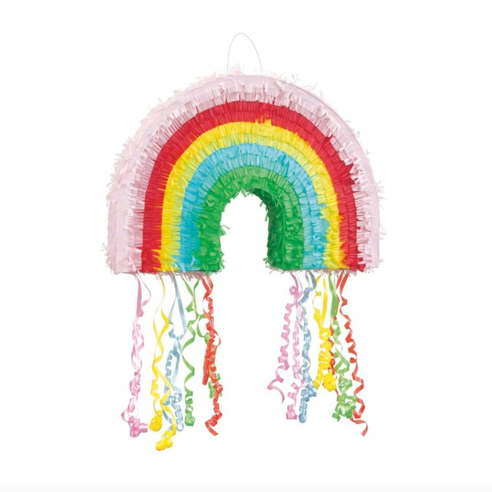 RAINBOW SHP DRUM PINATA - UNIQUE