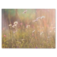Chamomile Glass Chopping Board | Multi