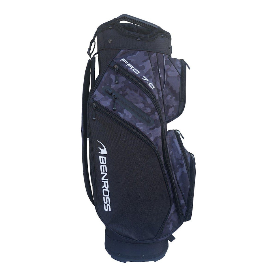 image 1 of Benross Pro 7.0 Golf Cart Bag - Black Camo