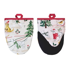 Ulster Weavers Winter Walkies Microwave Mitts - Pair Beige
