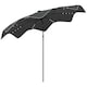 image 1 of Outsunny Garden Parasol Umbrella with LED Lights and Tilt, Table Umbrella