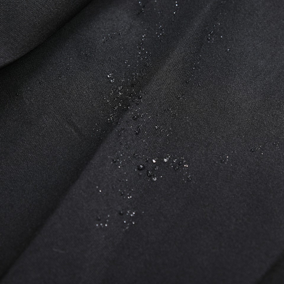 image 1 of Outsunny 3m Garden Banana Parasol Hanging Cantilever Umbrella with Crank Handle, 8 Ribs and Cross Base for Outdoor, Sun Shade, Black