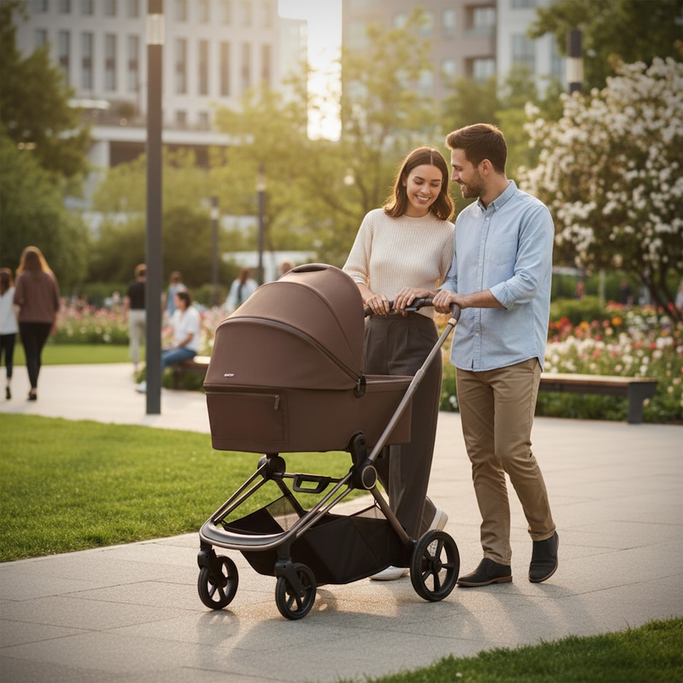 image 1 of Red Kite Push Me Cruise 3 in 1 Travel System - Chestnut | Brown | One Size | 1