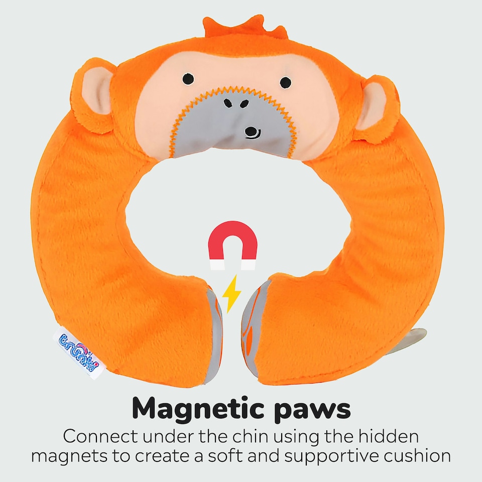 image 1 of Trunki Yondi Travel Neck Pillow - Mylo Monkey