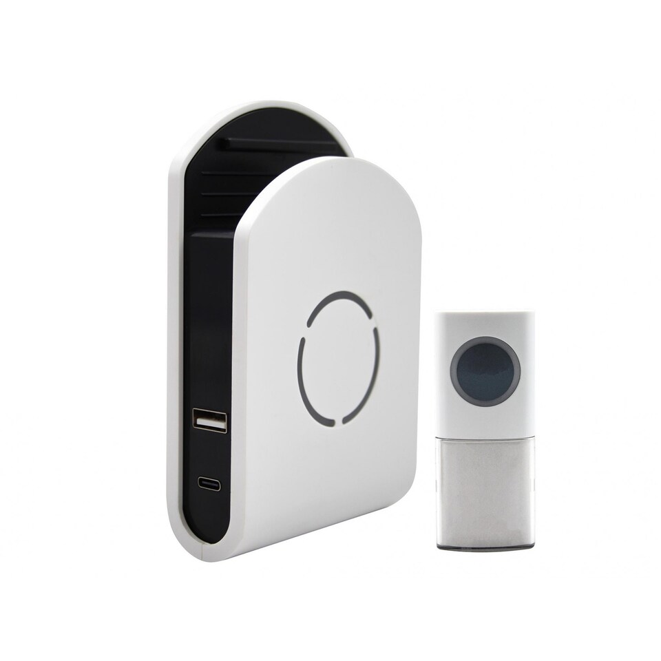 image 1 of Uni-com Plug-in Door Chime With Usb Charger (UK Plug) | Multi | Multi Colour | One Size | 1