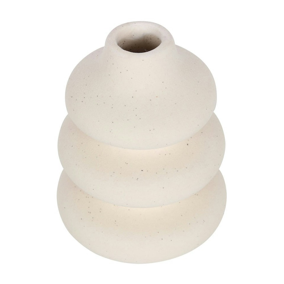 image 1 of Something Different Wave Vase - Cream - One Size