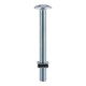 image 2 of Timco - Roofing Bolts & Square Nuts - Zinc (Size M6 x 30 - 120 Pieces)