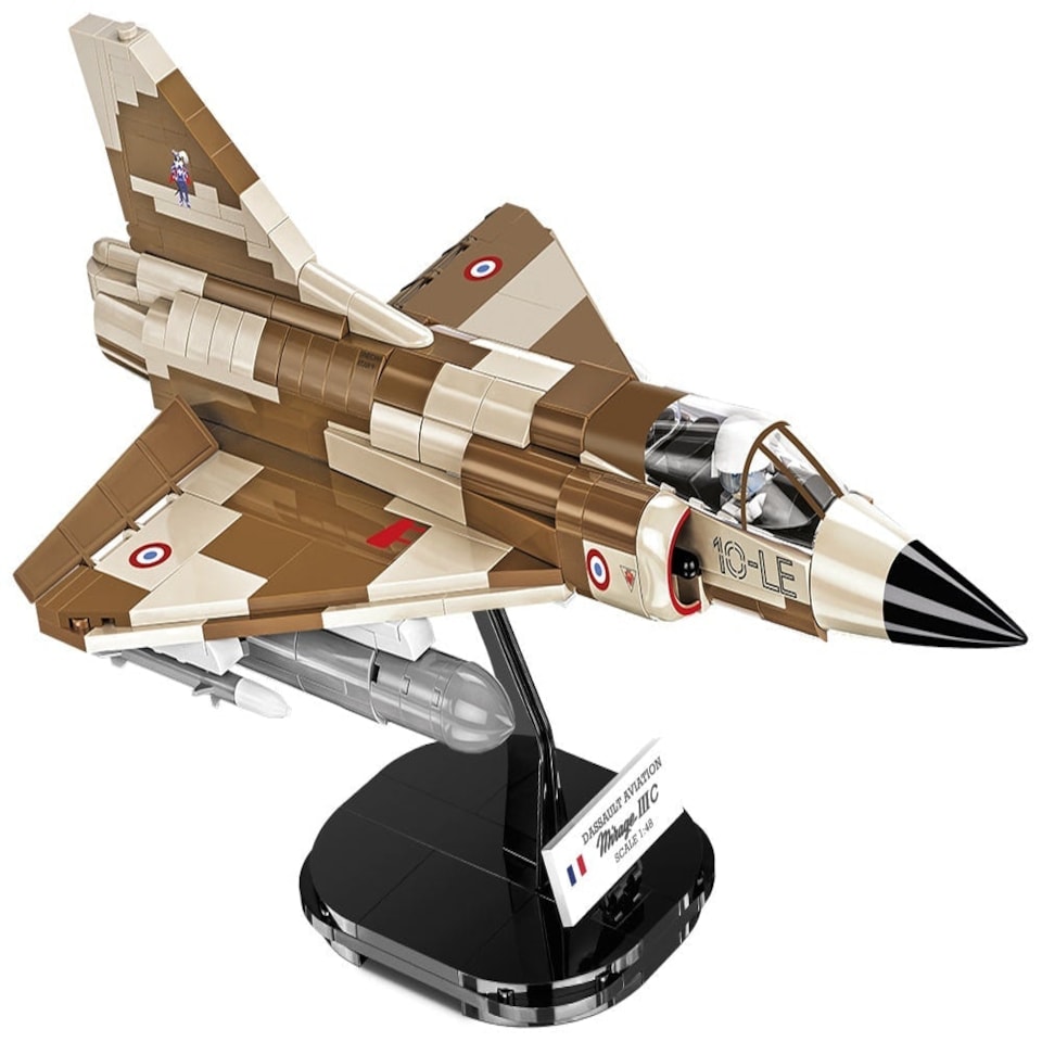 image 1 of Mirage IIIC brick plane model - COBI 5818 - 444 bricks