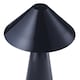 image 3 of Gloss Black Rechargeable Touch Dimmable Table Lamp with Matching Metal Shade | Black | Black | 1
