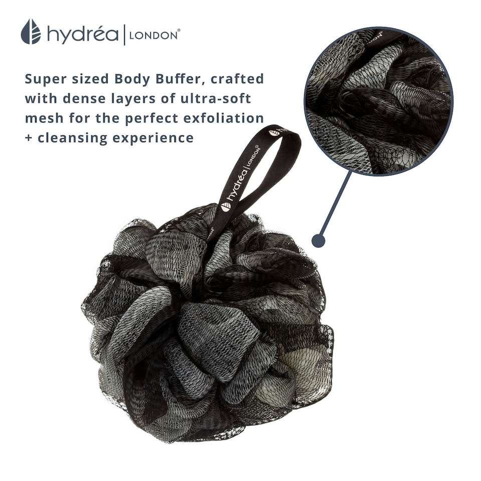 image 1 of Hydréa London Pebble Black Luxury Body Buffer - 2 Pack