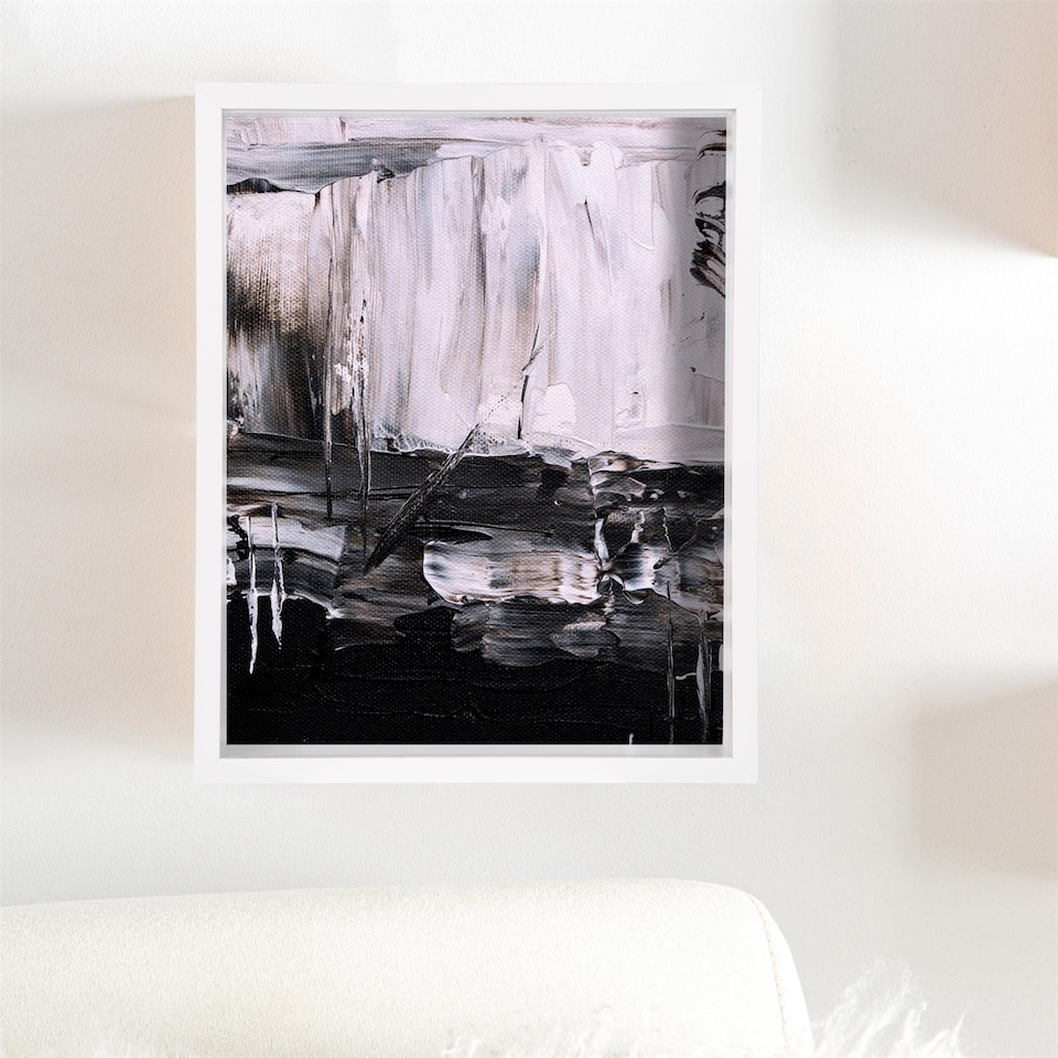 image 1 of Nicola Spring 3D Deep Box Photo Frame - 8" x 10" - White