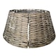 image 3 of 48/70cm Samuel Alexander KD Willow Christmas Tree Skirt Wicker Rattan- Large Natural