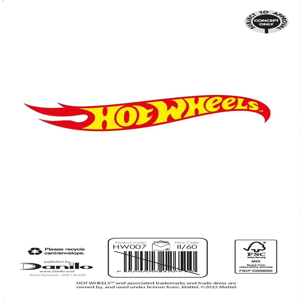 image 1 of HOT WHEELS AGE 6 BIRTHDAY CARD