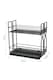 image 2 of Living and Home Multi-functional seasoning bottle storage rack multi-layer rack - Black